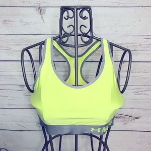 Under Armour Neon Yellow Sports Bra